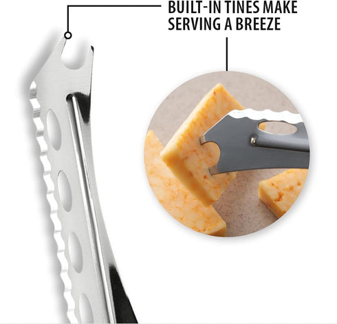 RADA Cutlery Cheese Knife, Silver Handle, Made in USA