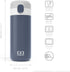 MONBENTO Insulated Bottle MB Pop Infinity - 12 Oz, Leakproof, Hot/Cold for Kids School/Park or Adult Handbag - Blue