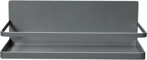 Household Essentials Metal Magnetic Spice Organizer in Grey