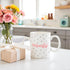 Mom Life Mug, Ceramic Coffee Cup, Ideal Gift for New and Expecting Moms, 13oz, Dishwasher & Microwave Safe