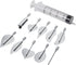 Gelatin Art Starter Kit - 11PCS 3D Pudding Cake Decorating Tool Set with 10 Gelatin Tools