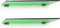 iobiotio Small Floating Shelves, 12 x 4'' Shelves for Wall, Decorative Floating