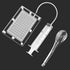 DUEBEL Spherical Caviar Dispenser, Molecular Gastronomy Kit with 96 Holes Roe Sauce Infuser & Strainer Spoon