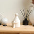 Japandi Modern Shelf Decor - Neutral Bookshelf Accents, Coffee Table Books, Entryway