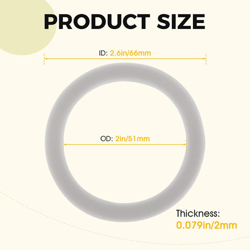 Replacement for Black and Decker Blender Gasket Rubber Seal O-Ring, Compatible with Multiple Models (Pack of 4)