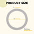 Replacement for Black and Decker Blender Gasket Rubber Seal O-Ring, Compatible with Multiple Models (Pack of 4)