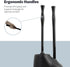 Casabella Bowl Brush & Plunger Combo - Heavy-Duty Toilet Plunger and Cleaning Brush, Ergonomic Handles, Durable Bowl
