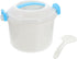 OSALADI Portable Rice Cooker, Microwave Rice and Pasta Cooker, Dishwasher Safe Food Container for Vegetables