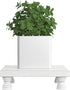 MADOCEGO 2 8.5"x5.7") Pcs Wood Plant Stand Wooden Plant Stool Round Riser Display Stand Flower Pot Holder Low Plant Pot