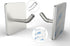 VIVII 6 Pack Adhesive Hooks, 3M Self Adhesive Metal Wall Sticky Hangers for Keys Bags Clothes, No Drilling