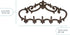 Cast Iron Wall Mounted Hanger, Vintage Design with 5 Hooks for Keys, Towels, Robes, 12.6x5.9, Brown