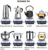 Mini Stove, Portable US Plug 110V 500W Electric Mini Stove Hot Plate, Multifunction Home Heater (5.3x3.9x3inch)