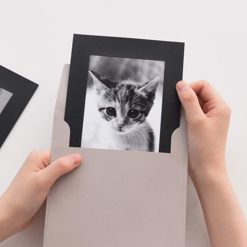 Monolike Standing Paper Photo Frame - 4x6 Black, 10 Pack
