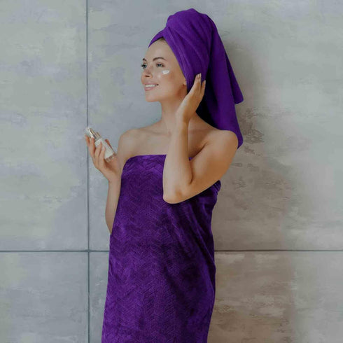 Set 6 40 80 Inches 2 2 2 SmoothNovelty of Extra Large Bath Towel x Oversized Bath Sheet with Shower Towels Hand Towels
