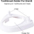 LazyMe Electric Toothbrush Holder with 4 Dust-Proof Covers for Oral-B Electric Toothbrush Series