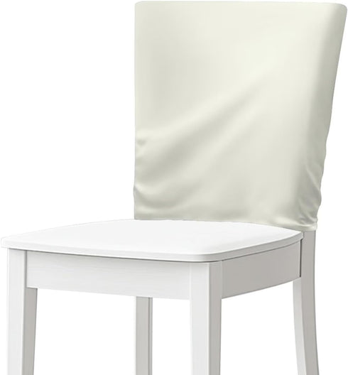 Ivory Cover for Chair Back Dining Chair Covers Set of 6 Soft
