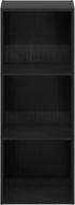 3-Tier Furinno Pasir No Tool Assembly Open Shelf Bookcase, Blackwood