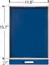 15.7 11.8 1.57" MAONAME Royal Blue Serving Tray with Handles, Rectangular Decorative Tray, Modern Coffee Table Trays