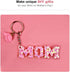 2 Pcs Mom and Dad Words Keychain Silicone Mold Set for DIY Mother's Day/Father's Day Gifts, Baking Cake Topper Decor