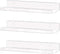 Weiai Clear Acrylic Shelf 15" Invisible Floating Wall Ledge Bookshelf, Kids Book