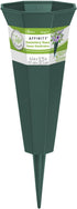FloraCraft Affinity Green Plastic Cemetery Vase with Permanent Spike, 4.4 inch x 12.75 inch