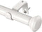 Heavy Duty Curtain Rods for Windows: 1 Inch Adjustable White Curtain Rods for 28 to 48 Inch Windows