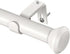 Heavy Duty Curtain Rods for Windows: 1 Inch Adjustable White Curtain Rods for 28 to 48 Inch Windows