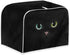 Black Cat Face Slice Toaster Cover, Aesthetic Cute Kitten Washable Polyester Toaster Cover, Pet Lovers Quilted Toaster Cover Bread Maker Cover - M