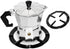 Gas Reducer, Stainless Iron Pot Holder Stand for Espresso Maker, 5.2 x 5.2 x 0.1in Black