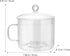 DOITOOL 1.5L Glass Saucepan with Cover, Heat-Resistant Glass Cookware Set, Small Simmer Pot for Baby Food, Pasta, Soup