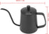 350ml Gooseneck Coffee Kettle - 304 Stainless Steel Tea Kettle for Stovetop, Long Spout, Black