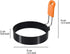 3.5" Set 4 Egg Rings of with Silicone Handle, Large Ring for Frying Eggs, Round Mold for English Muffins - Griddle
