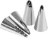 7Pcs Cake Decorating Icing Piping Nozzles Set, Stainless Steel Tips for DIY Pastry Fondant Baking