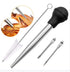 Smithcraft Turkey Baster, Stainless Steel Baster Syringe Set with Needles & Cleaning Brush