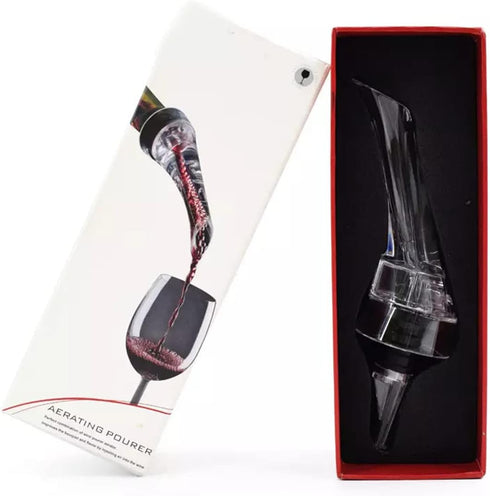 Wine Pourer Aerator, Wine Decanter Accessories, Gifts for Women and Men, Clear Wine Aerator Pourer