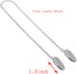 ZYAMY 2pcs Bib Holder Clips with Flexible Adjustable Chains Dental Bib Clip Metal Napkin Clip Chain, Allowing You