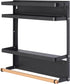 Countertop Magnetic Paper Towel Holder for Fridge, Kitchen Organizers Magnetic Shelf and Wall Mount Storage