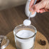 123Arts Glass Sugar Bowl Spice Jar with Lid and Stainless Steel Spoon