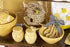 Boston International Embossed Stoneware Cereal/Small Serving Bowl, 5.5 x 3-Inches, Honeycomb by Boston International