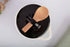 Keika Collective 10 oz 1.75 inch 3 inch Salt Cellar with Lid and Spoon - Handmade Ceramic Salt Keeper with Lid
