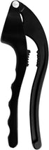 Fox Run Cast Aluminum Garlic Press, 6" Garlic Crusher with Built-In Nut
