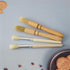Coffee Grinder Cleaning Brush 2Pcs, Wood Handle & Natural Bristles Espresso Brush for Barista Home Kitchen