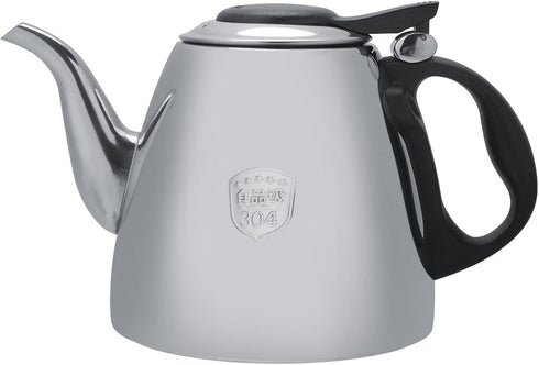 1.2L Stainless Steel Stovetop Teapot, Heat Resistant Handle Tea Coffee Pot Kettle