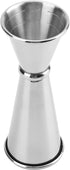 Yesland 3 Pcs Double Cocktail Jigger - Stainless Steel Bar Measuring Jigger, 0.5 Oz to 2 Oz, Silver