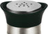 Evelyne 2-Piece Set Salt & Pepper Glass Shaker with Stainless Steel Cover and Tray