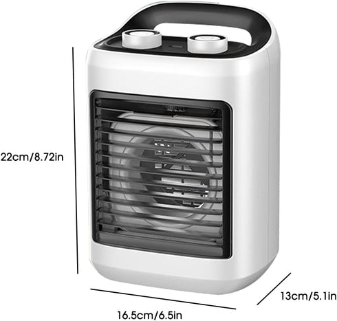 SUIDREAMS 6 Portable Air Conditioners, Personal Evaporative Air Cooler with Wind Speeds Small Air Conditioner Fan