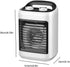 SUIDREAMS 6 Portable Air Conditioners, Personal Evaporative Air Cooler with Wind Speeds Small Air Conditioner Fan