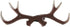 Zeckos 17 Inch Decorative Lifelike Deer Antler Rack Wall Hook for Hunting Cabin