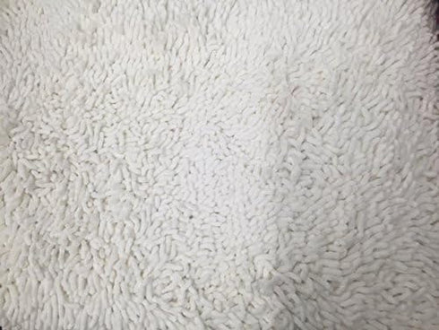 Tache Cotton Chenille High Pile Luxury Bathroom Rug Mat - 20 x 32 - Soft Absorbent Shaggy Rug for Bath Room