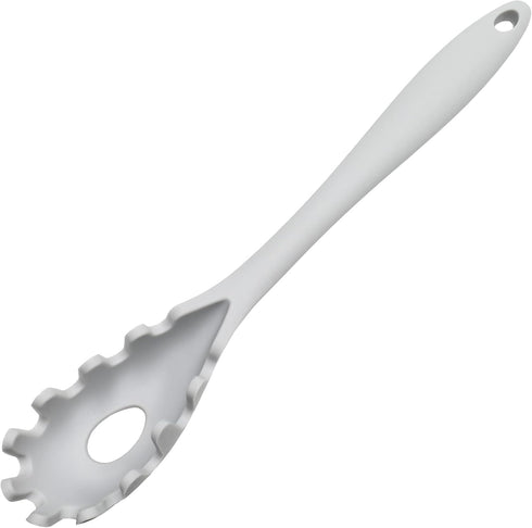 Chef Craft Premium Silicone Spaghetti/Pasta Fork - 11.5 inch, Gray Cooking Utensil